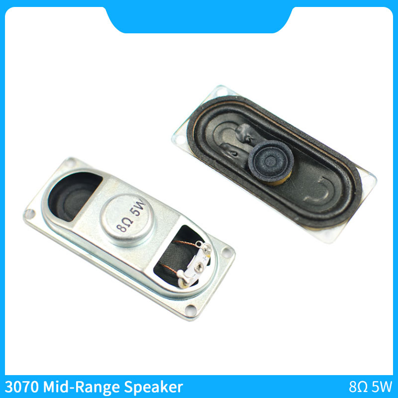 2 Stuks 5 W Luidspreker 3070 Mid-Range Luidsprekers 8 Ohm 5 Watt 30*70Mm Voor lcd Monitor/Tv Loptop Audio Systeem