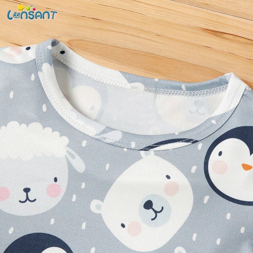 LONSANT Baby Bodysuit Newborn Boy Girl Clothes Newborn Short Sleeve Onesie Cotton Unsisex Body Clothing N30