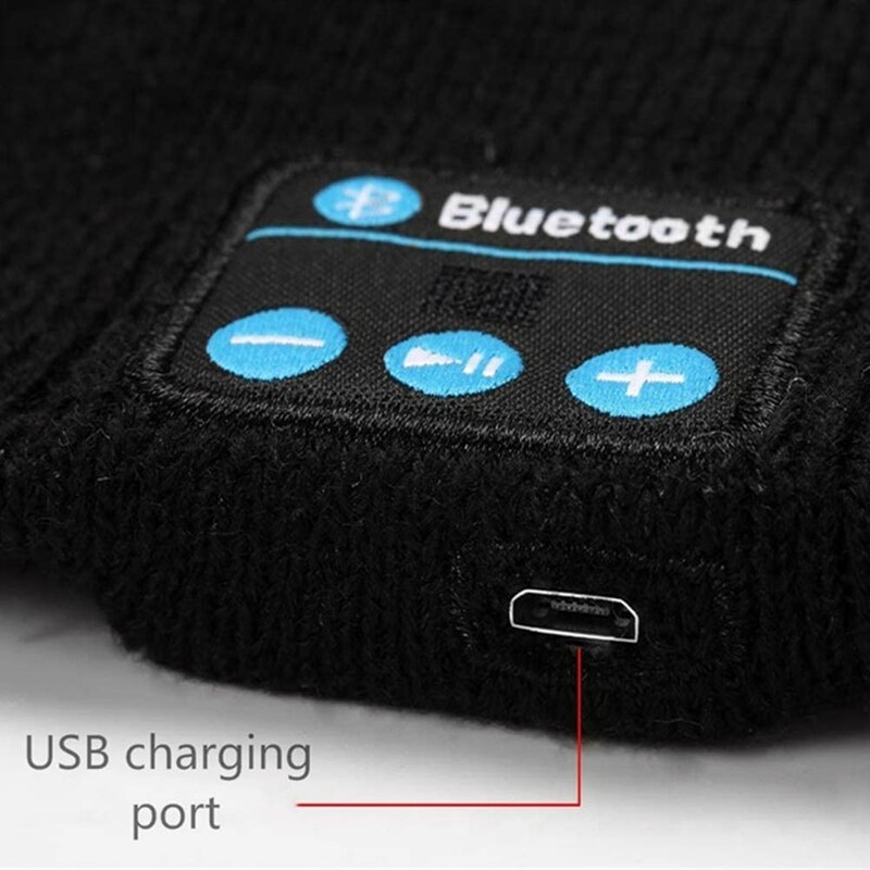 Bmdt-Bluetooth Sport Hoofddoek, Draadloze Bluetooth Hoofdtelefoon Hoofdband Met Zachte Warme Running Sport Hoofdband