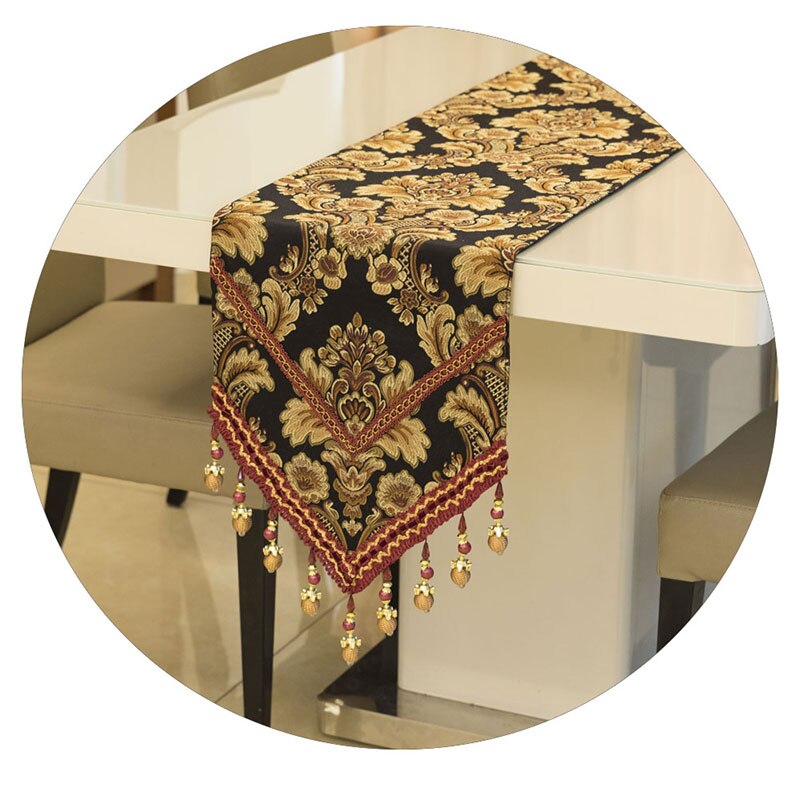 Europese Stijl Retro Tafel Vlag Eettafel Doek Kwastje Prachtige Salontafel Tafelkleed Hof Decoratie Doek Kunst