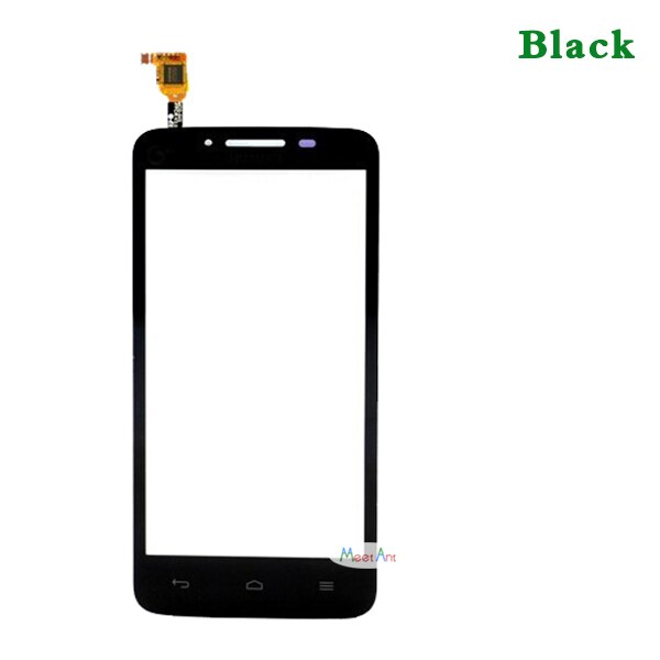 4,5 "para Huawei Ascend Y511 Sensor de digitalizador de pantalla táctil Panel de lente de vidrio exterior negro blanco: black No Tool