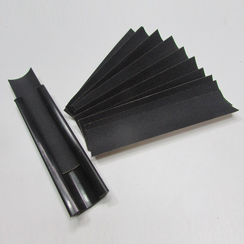 Esfrega ferramentas durável cue tip moedor flexível shaper snooker prático lixa moldar piscina vara acessórios de bilhar moagem