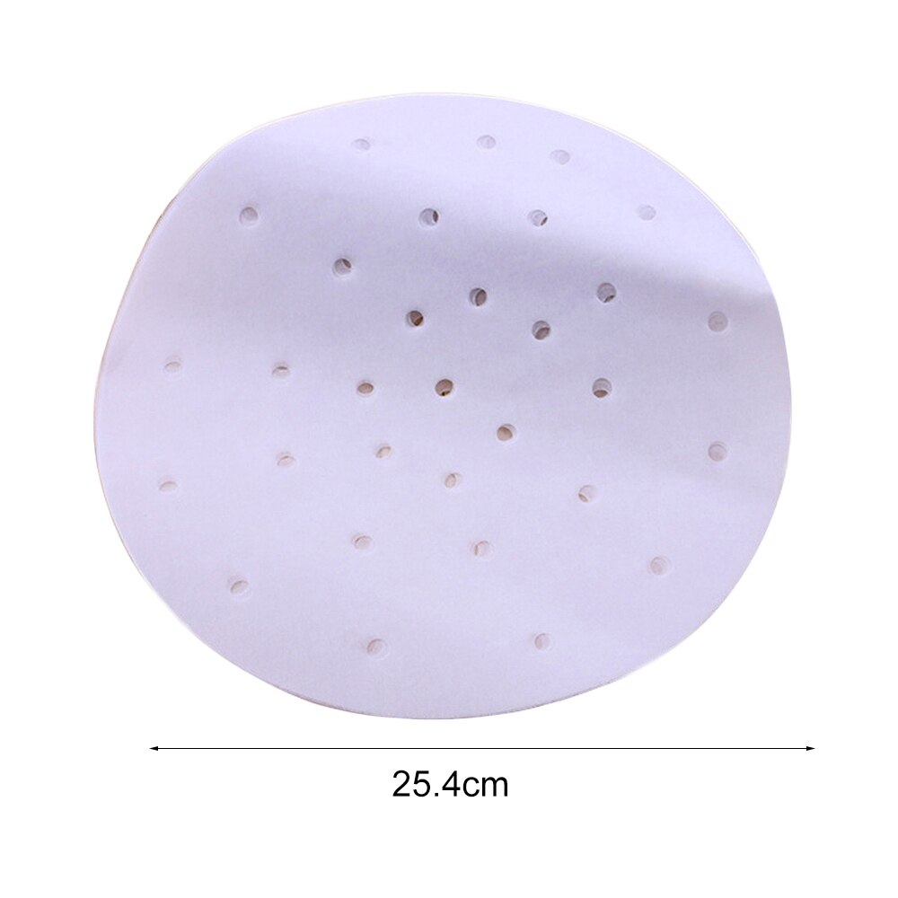 50/100Stck Bambus Korb Dampfer Papier Küche Kochen Bambus Dampfer schwach Summe Papier Unter Dampf matt Runde Nicht Stock Dampfer Neue: 10Zoll 50Stck