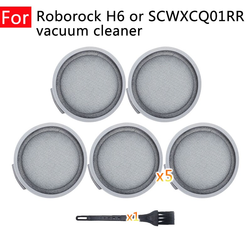 Robot Vaccum Cleaner For Xiaomi Mijia Mi SCWXCQ01RR Or Roborock H6 Spare Parts Hepa Filter Roll Brush Accessories Replaceable: 03