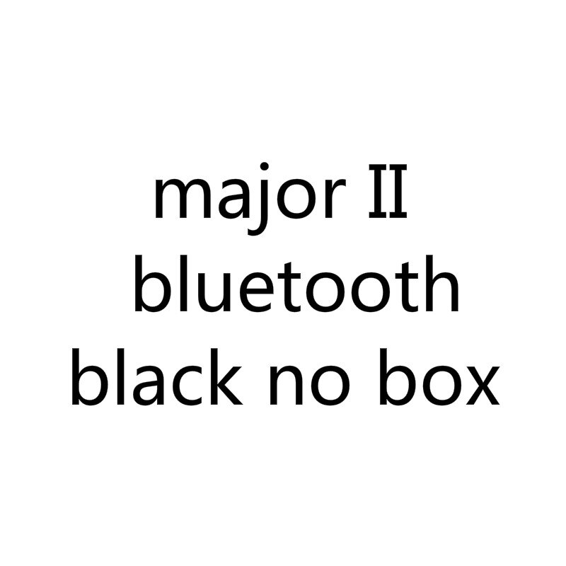 Major Ii Bluetooth Hoofdtelefoon Draadloze Koptelefoon 2nd Major Gaming Headsets Voor Telefoon Pc Als Hoofdtelefoon Goede: black no box