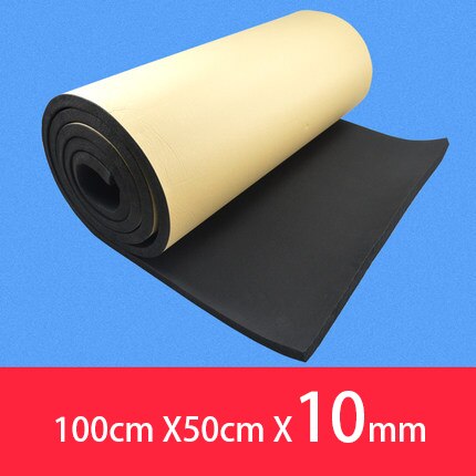 1Roll 200cmx50cm 10mm Car Sound Proof Deadening Upgarded Car Truck Anti-noise Sound Insulation Cotton Heat Closed Cell Foam: Gray