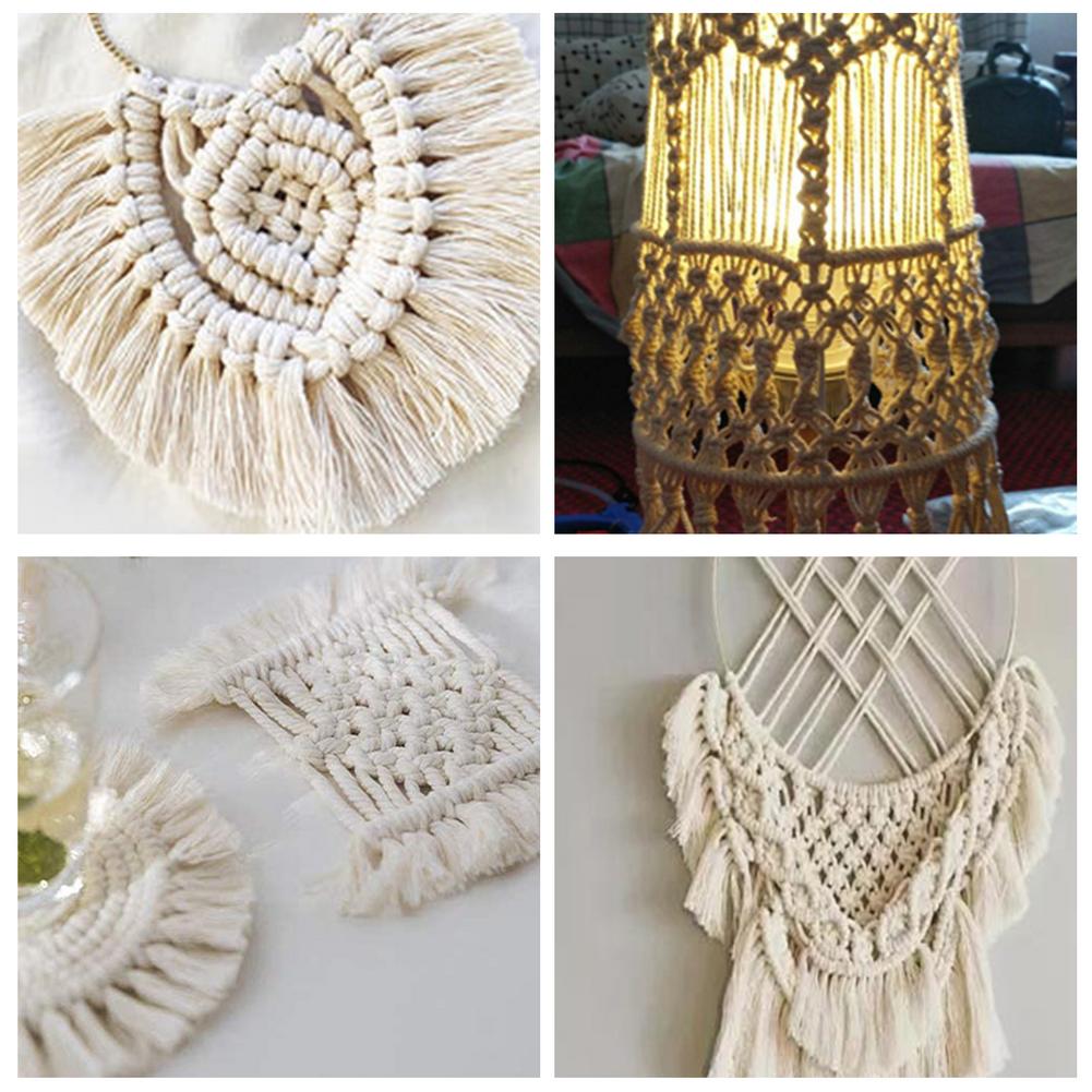 Macrame Kit Diy Kant Weven Handgemaakte Tool Accessoires Voor Muur Opknoping Woondecoratie