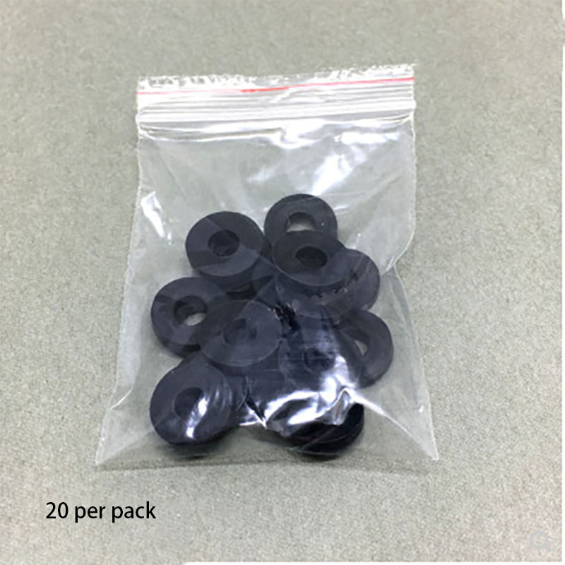 20 gummipackningar för tätning av däcktrycksmätarens och påfyllningshuvudets packning