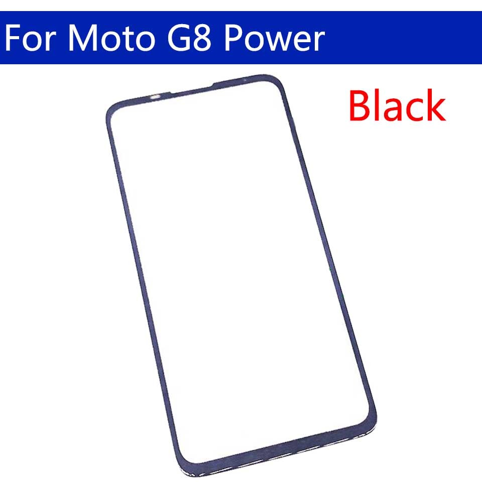 Front Outer Screen Glass Lens Replacement For Motorola Moto G8 Power Touch Screen LCD Cover For Moto G8 Power Lite Touch Panel