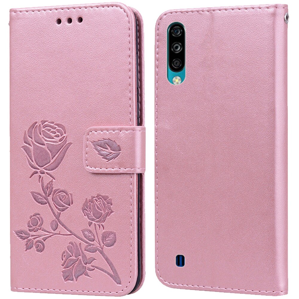 Capa flip livro de luxo de couro para zte blade, a7 2019 a7 2020, carteira com flores rosa, suporte, estojo, celular, bolsa