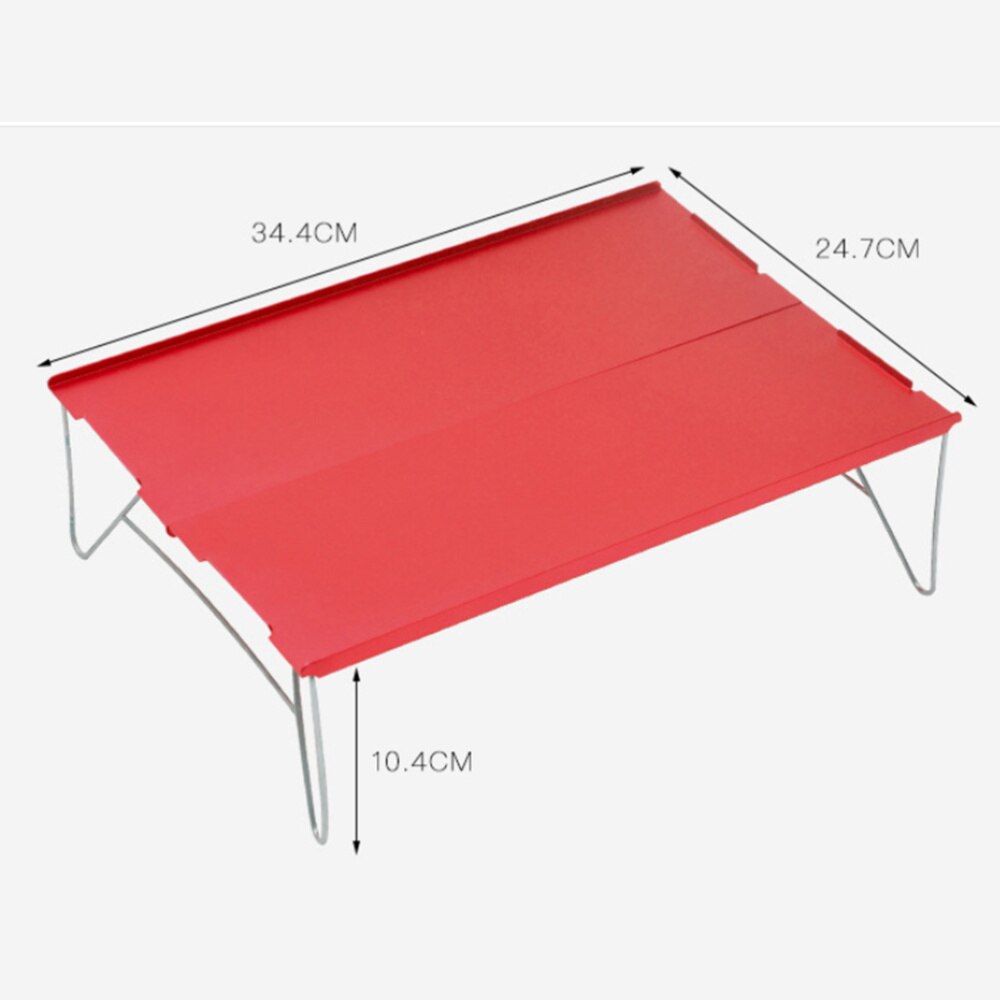 Aluminum Sheet Table Camping Barbecue Picnic Table Outdoor Eating Table Desk