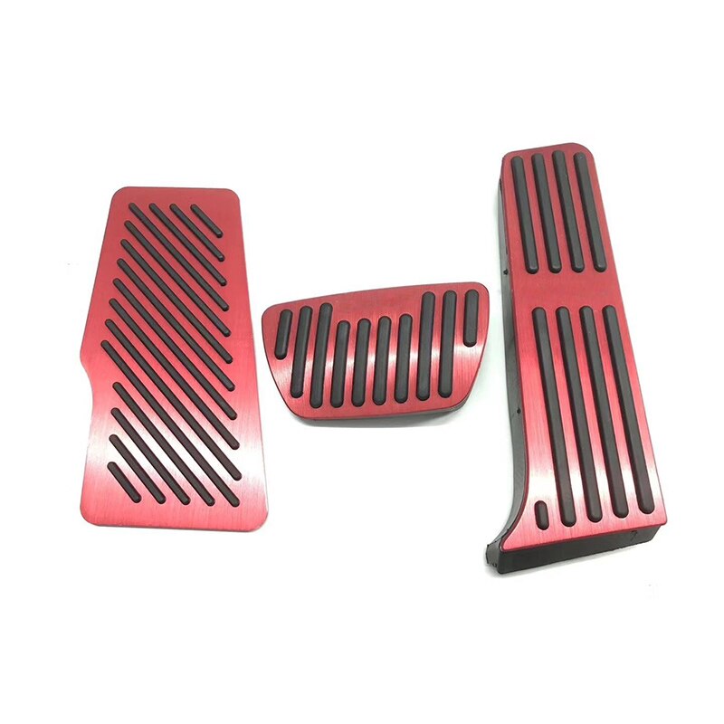 Auto Gaspedaal Gas Rem Voetsteun Pedalen Non Slip Pad Cover Case At Voor Toyota Camry 2006 Accessoires: 2018-2020 Red3pcs