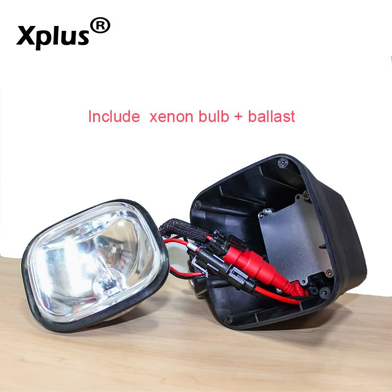 Xplus 4 tommer 55w 24v skjult xenon arbeidslys  ip67 bil xenon lampe hid offroad pære 6000k 12v spot/flomstråle kjøretåkelys
