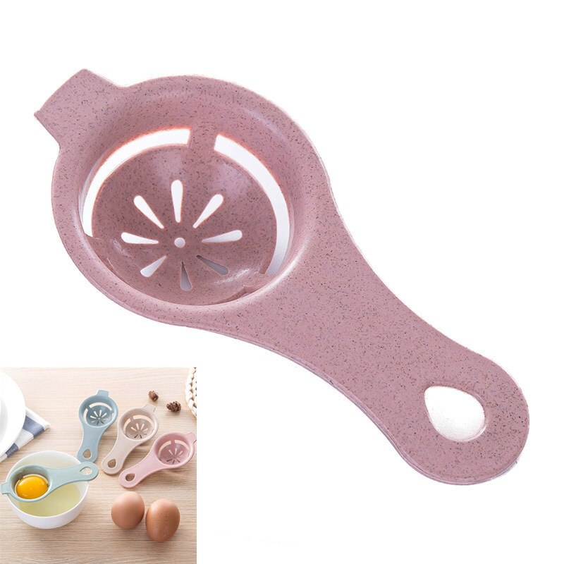 Kitchen Tools Semi-automatic Egg Beater Stainless Steel Egg Whisk Manual Hand Mixer Self Turning Egg Stirrer Kitchen Gadgets: Pink