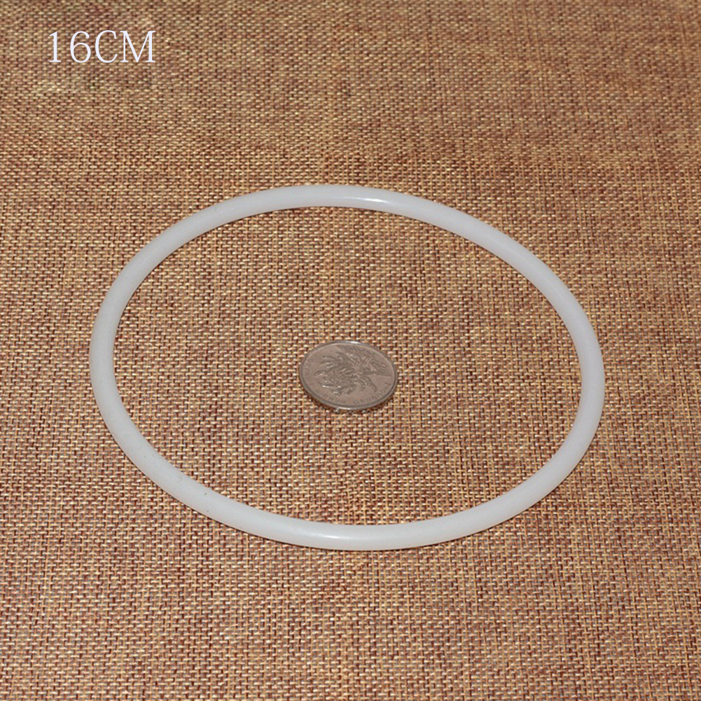 Aro blanco duradero de plástico redondo para manualidades grandes, accesorios DIY, anillo atrapasueños: 16cm