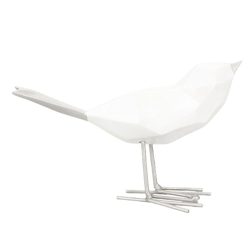 Harpiks enkel moderne dekorasjon origami fugl ornamenter bursdag: Sølv