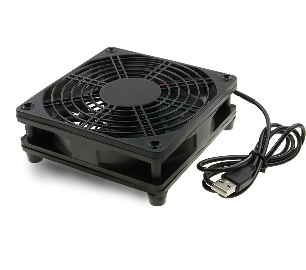 Router Koelventilator Diy Pc Cooler Tv Box Draadloze Stille Stille Dc 5V Usb Power 120 Mm 240 Mm fan 12 Cm W/Schroeven Beschermende Netto