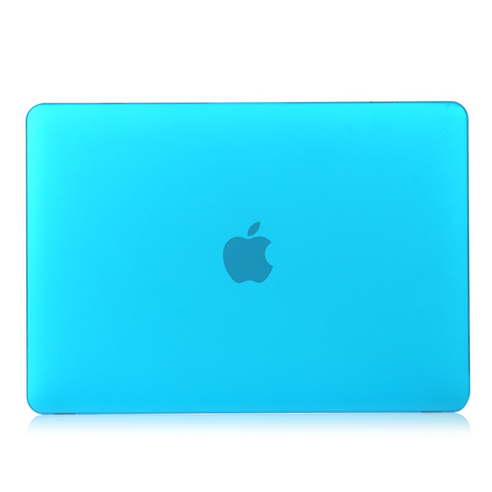 Case for Apple Laptop,Rubberized(Matte) Hard Cover For Mac Book White 13" MC 516 MC207 A1342 Free Keyboard Cover: Sky Blue
