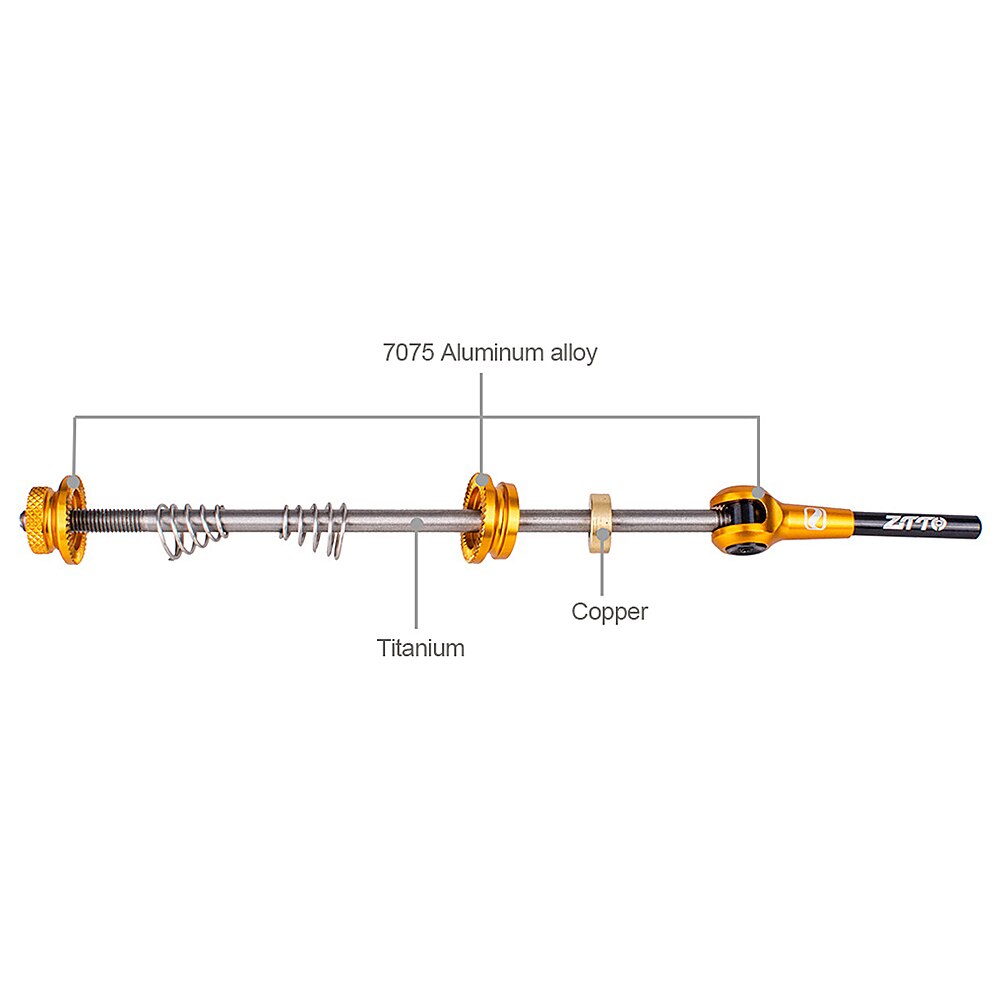 VTT essieu à dégagement rapide brochette avant arrière vélo essieu roue moyeu vélo accessoires