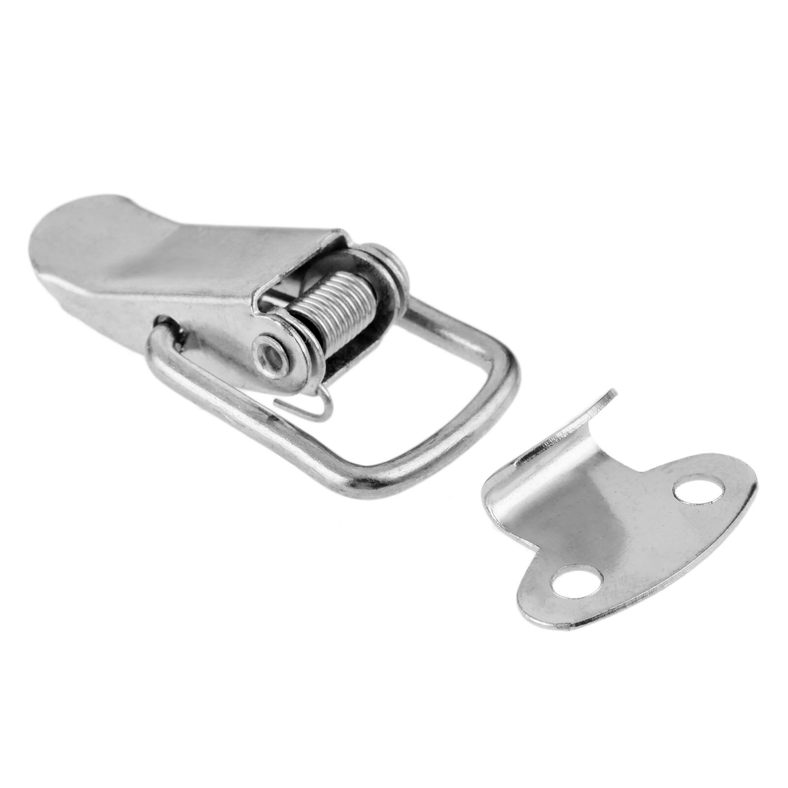 5Pcs Hardware Spring Loaded Latch Catch Toggle Hasp For Sliding Door Simple Window Cabinet 43*21mm