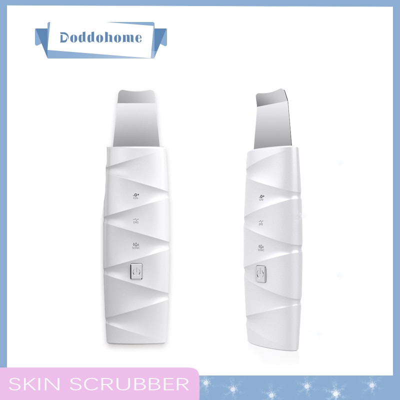 Ultrasonic face cleaning cosmetics machine effective smooth skin Facial Pore Cleaner Rechargeable Skin Scrubber