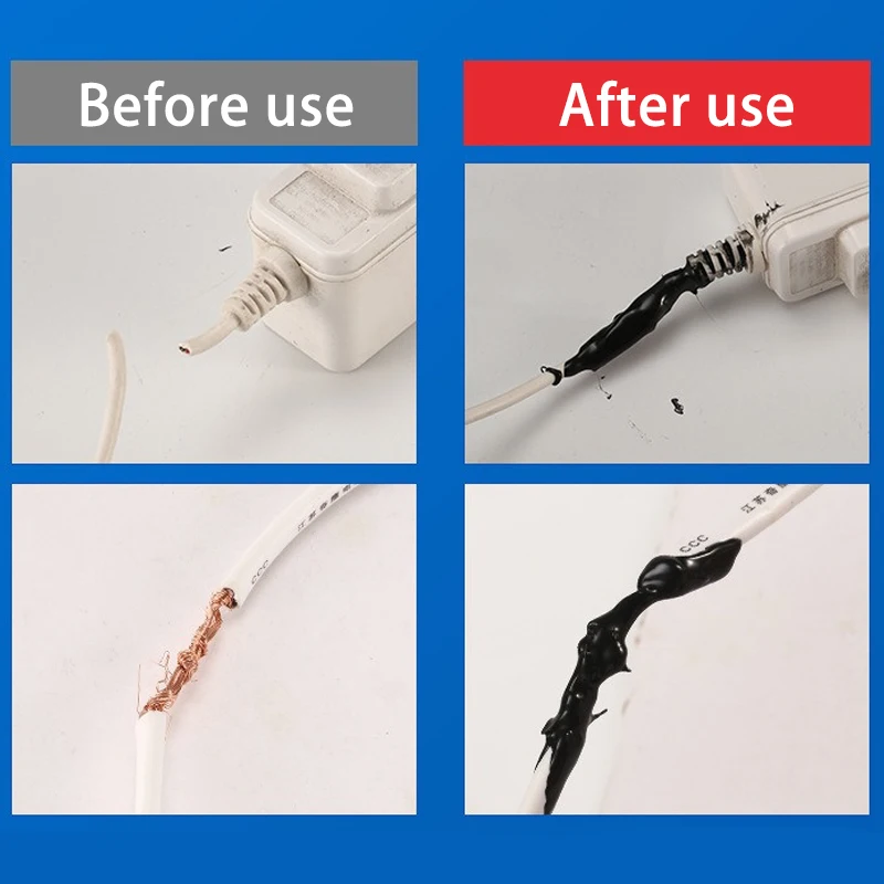 15/60ml Liquid Insulating Electrical Tape Waterproof High-Temperature Resistant Insulating Tape Electrical Wire Cable Coat Glue