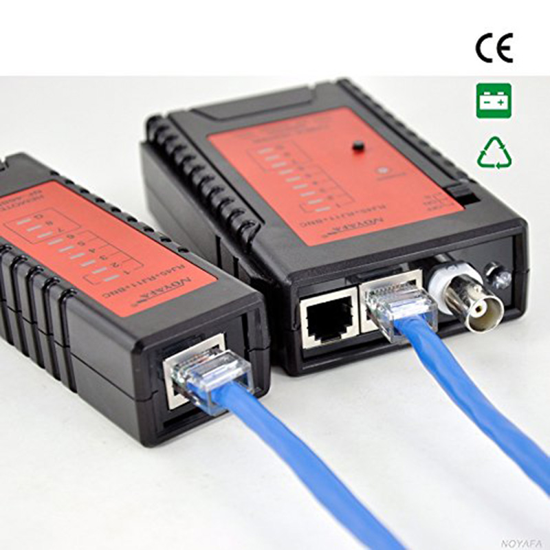 Probador de Cable de red Ethernet LAN de NF-468, rastreador de cables de teléfono, RJ45, POE, RJ11,