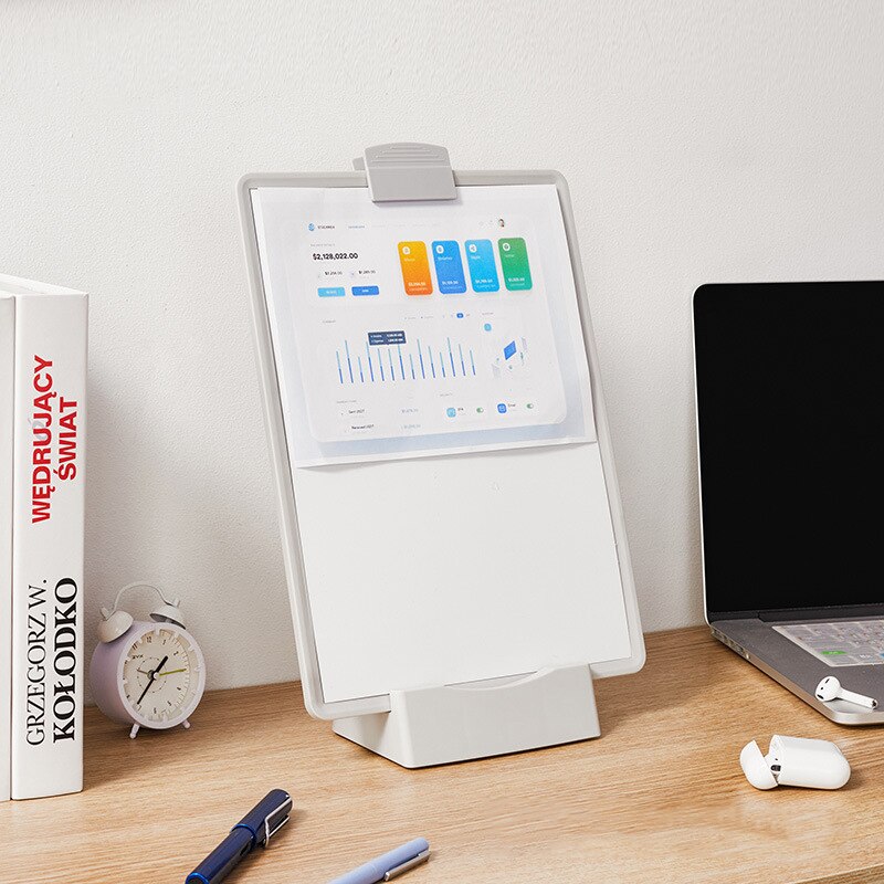 Multifunktionale Whiteboard Lesen Gestell 3 in 1 Dokument Gestell Lesen Buch Stehen Halfter Whiteboard für Löschen Wiederholen Schreiben