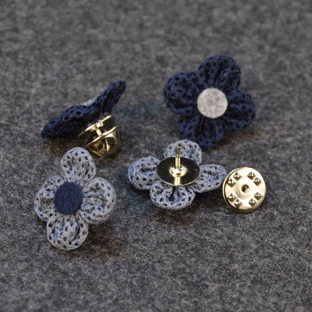 Handmade Women Men's Lapel Flower Pin Lapel Brooch Pin Suit Dress Decoration Boutonniere Corsage Accessories