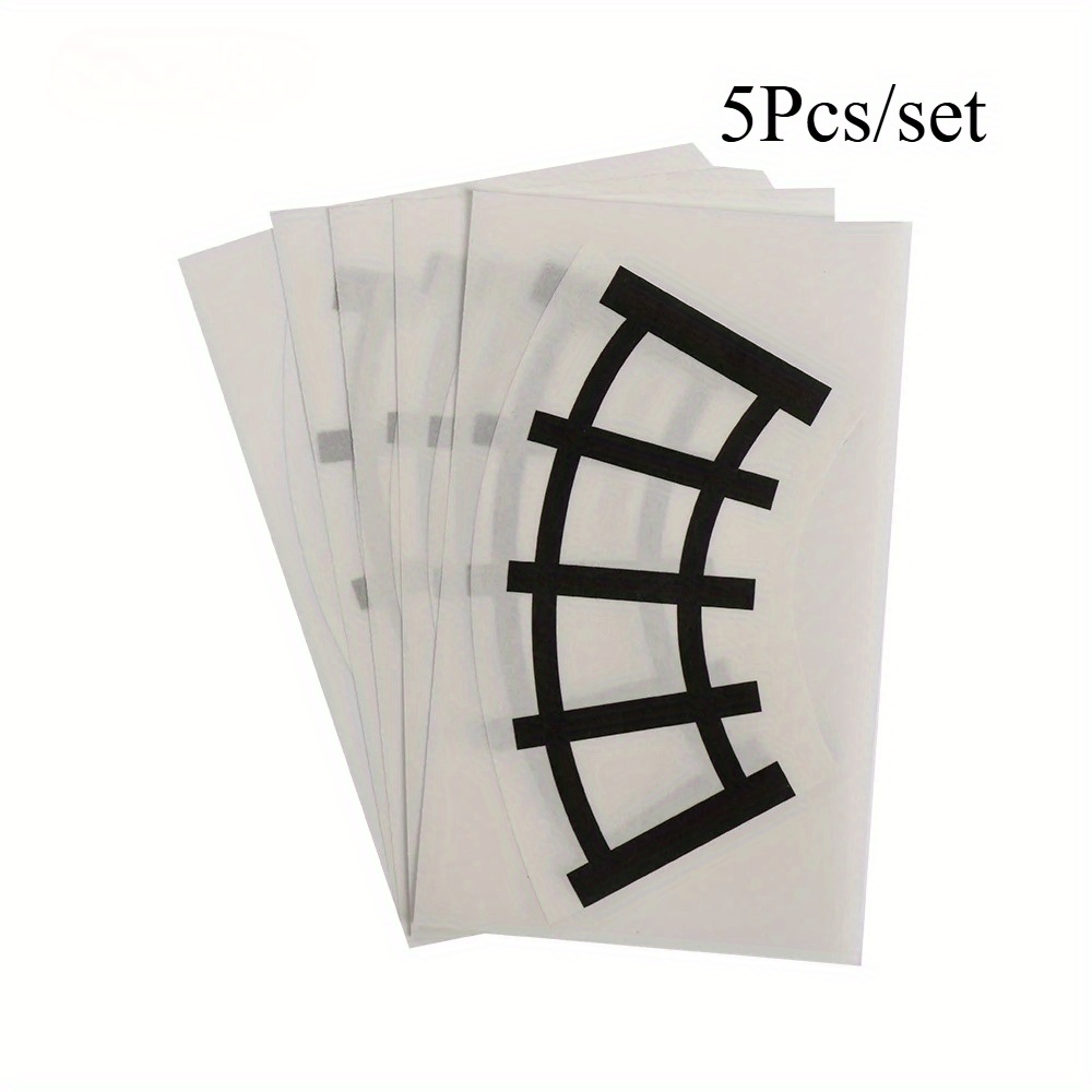 2/4/5Pcs DIY Railway Road Tape Traffic Sticker Adhesive Intelligence Route Mark Safety Education Study Road Signs Tool: green