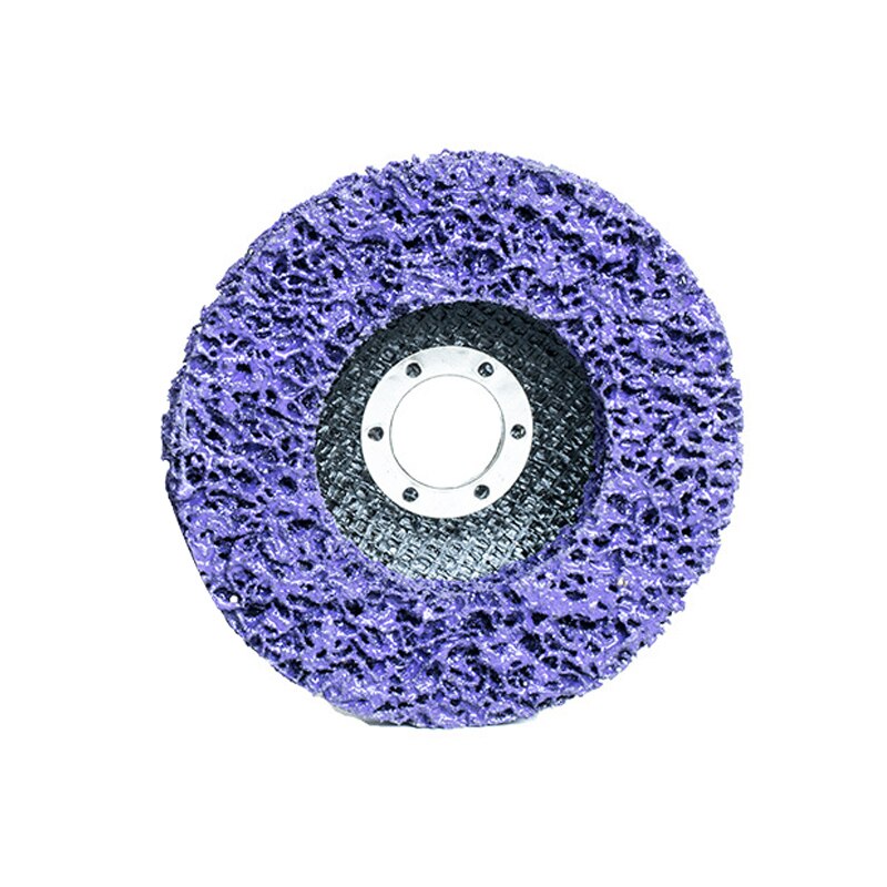 115mm 125mm Polishing Strip Disc Abrasive Wheels Rust Remover Paint Clean Grinding Wheels for Angle Grinder Car Motorcycles: 125x22mm / Purple / 2pcs