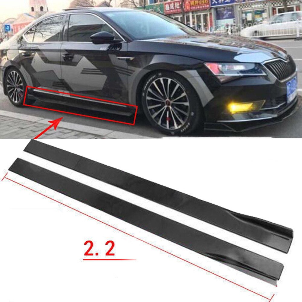 Large Product Three-stage Car General Side Skirts Car Modification Split Side Skirts Small Surround 2/2.2M Automotive Goods