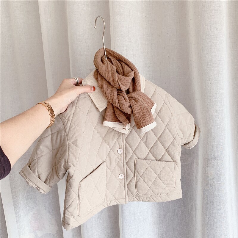 garçons filles épaissir manteau veste enfants hiver manteaux vestes enfants vêtements survêtements: 3T