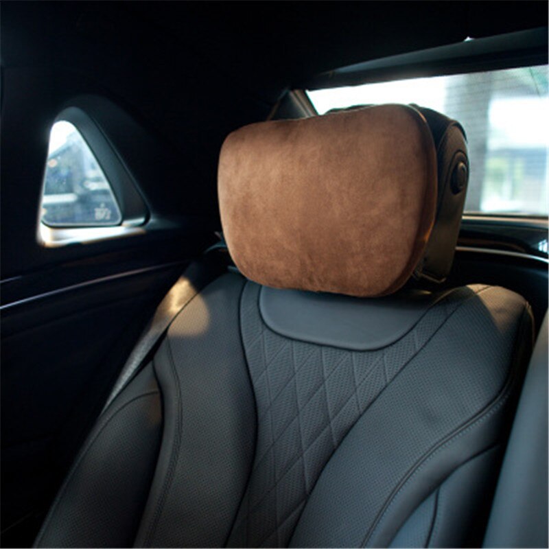 Auto Sitz Kopfstütze Kissen Biologische samt Hals Kissen Maybach S Klasse Auto Neck Unterstützung Kissen Abdeckungen Kopfstütze
