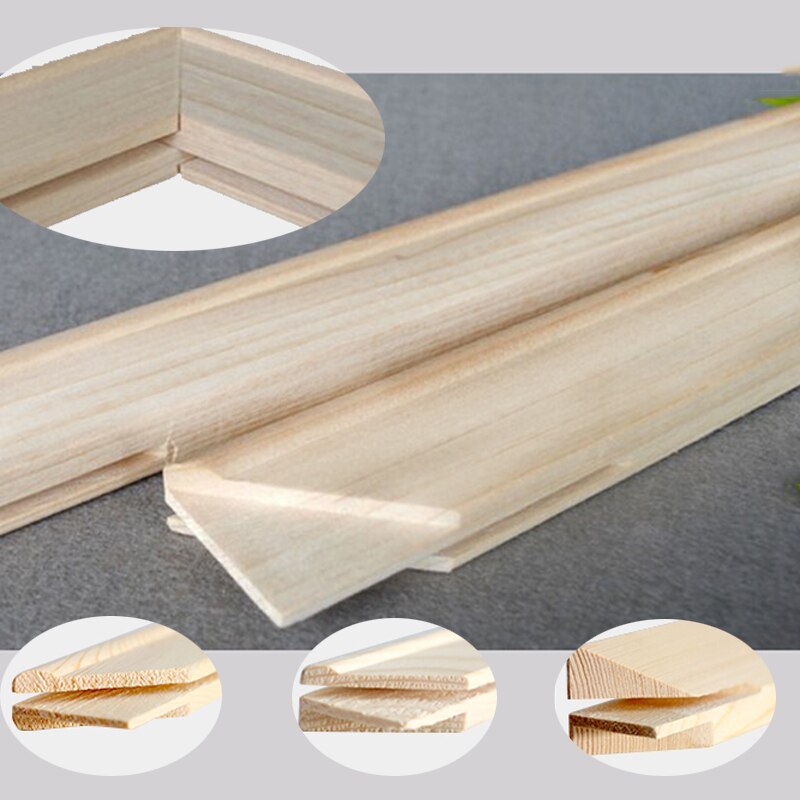 Wood Frame For Paint By Numbers Wood Frame For Oil Painting On Canvas DIY Frame Picture Inner Frame Nature Wood 40X50CM