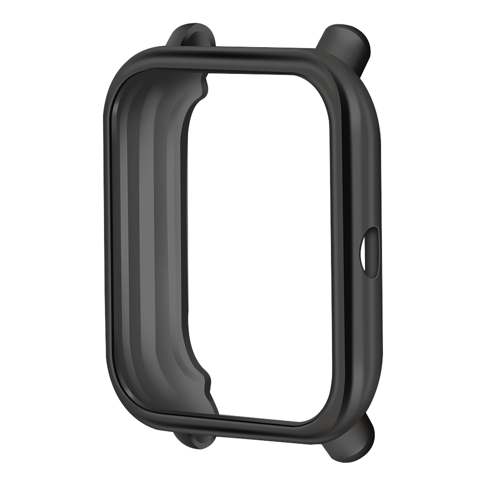 FIFATA poszycia miękkie etui TPU dla Huami Amazfit bip u pro case чехол Protector Shell dla Amazfit Bip U/Bip S/GTS 2 Mini zderzak: Black / Amazfit Bip S