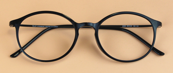 Gafas redondas de tungsteno para mujer, lentes de lectura Retro con montura de acero al carbono, Estilo Vintage Nerd, para miopía, japonesa,: C3