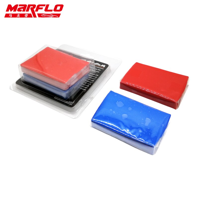 Marflo king magic clay bar bilvask mudder auto detalje bar fin kvalitet: Gul
