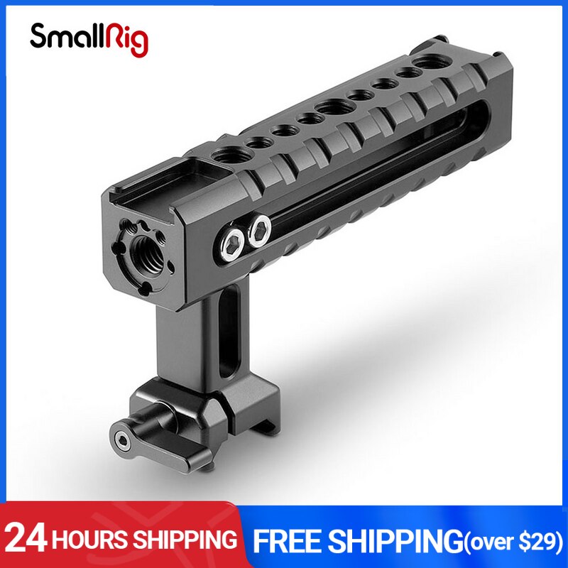 Smallrig Nato Handgreep Nato Klem Handvat Met Schroefdraad Gaten Koud Schoen Mounts Voor Dslr Camera Kooien-1955