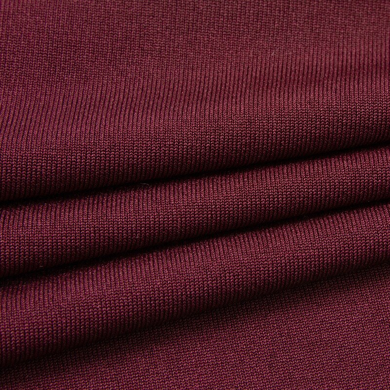 Hohe-festigkeit Gestrickte vier-seitige strecken Milch Seide Spandex Stoff Leistung tanzen Kleidung Sofa Stuhl Abdeckung Einfarbig stoff: dunkel rot
