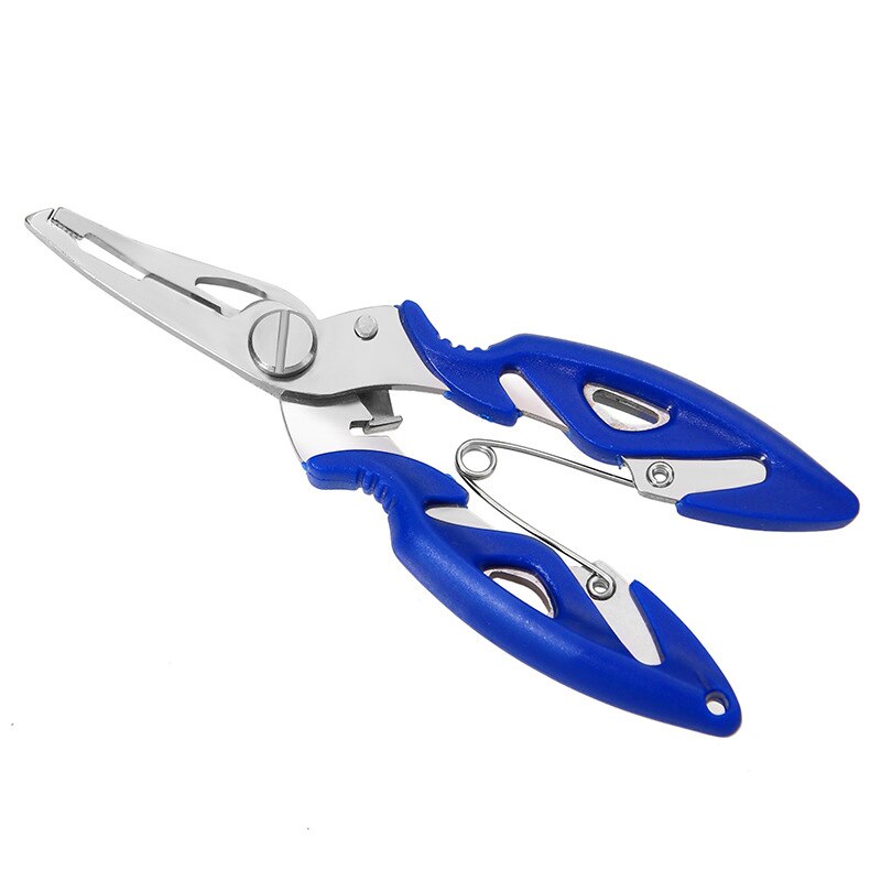 Multifunktions Angeln Zangen Edelstahl Angeln Lanyards Locken Cutter Haken Entferner FishTackle Werkzeug Schneiden Fisch Zange Schere: 5