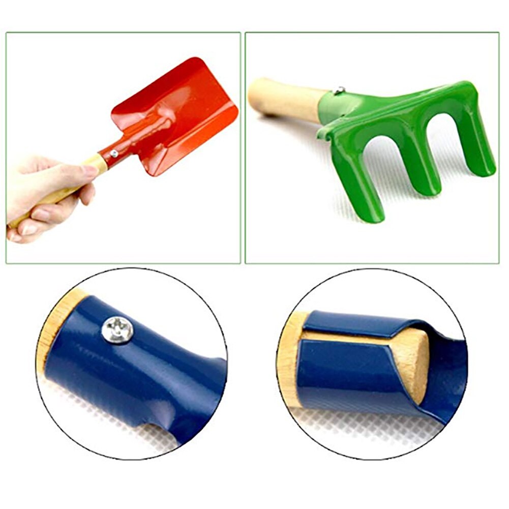 Three-piece Set Gardening Tools Mini Small Shovel Gardening Small Rake