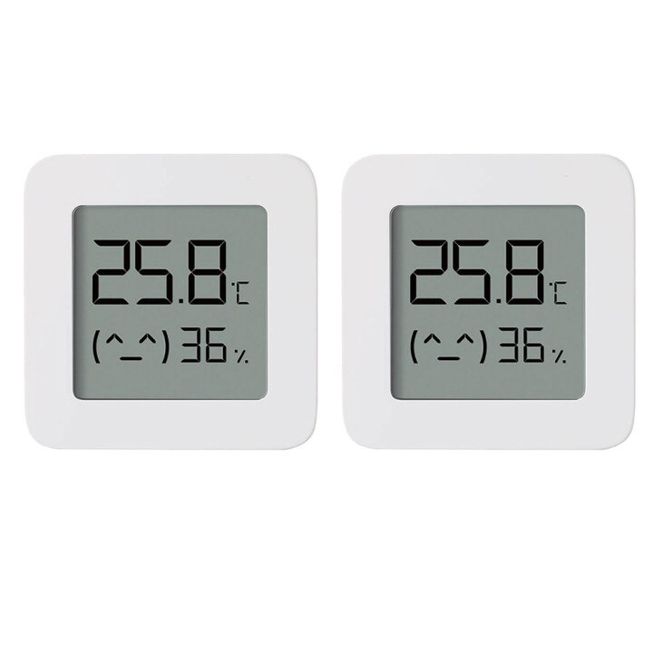 XiaoMi Mijia LCD Bluetooth Thermometer Hygrometer 2 High Precision Sensor App Control Wireless intelligent Thermo-Hygrometer: 2 Pcs
