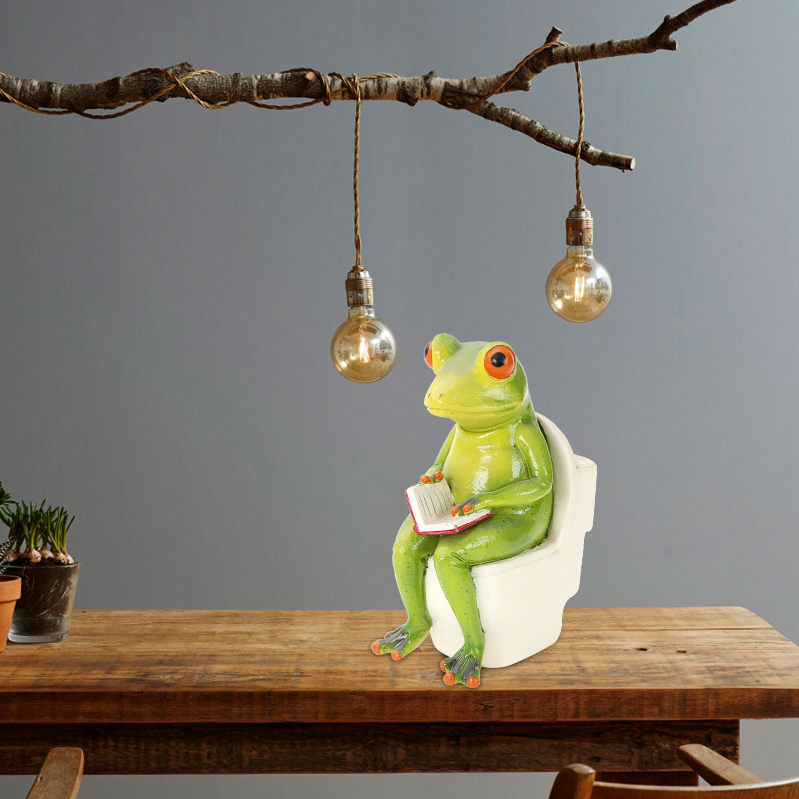 4 # Kikkers Hars Ambachten Desktop Yoga Dier Slaapkamer Landschapsarchitectuur Ambachtelijke Woonkamer Ornament Inrichting Beeldjes Miniaturen