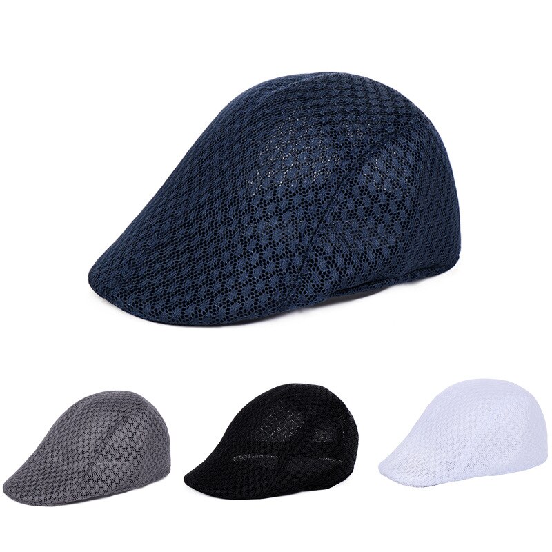 Mössa för män - Helisopus Mesh Keps - Andningsbar Sommarhatt - Justerbar - Enfärgad
