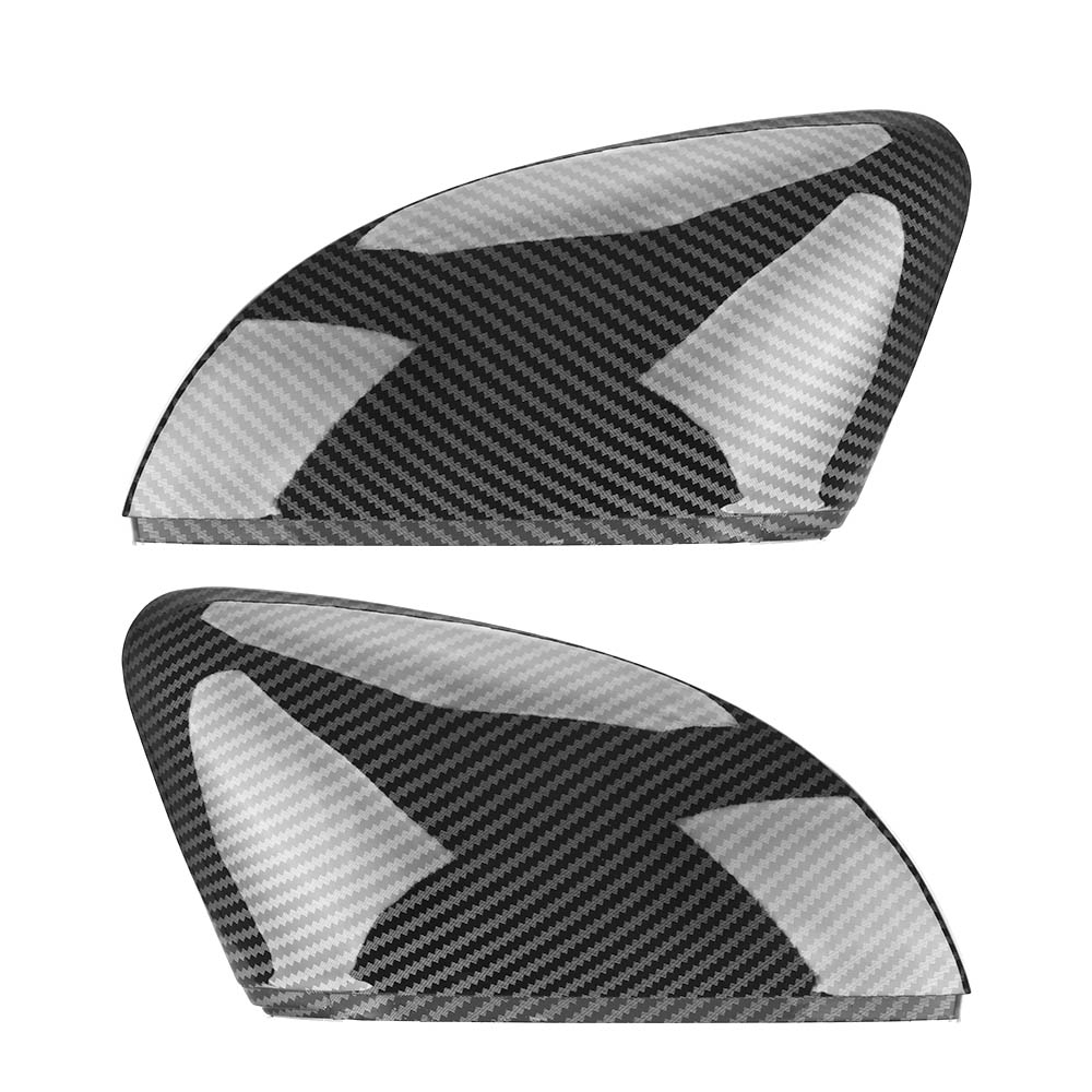 2 pezzi per Il VW polo 6R 6C 2014-2017 Lato ala Copertura Dello Specchio (Effetto di Carbonio) per Volkswagen Specchietto retrovisore Copertura Dello Specchio cappucci