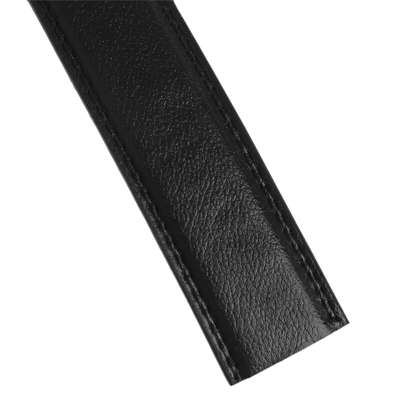 Cinturón de negocios automático de cuero para hombre, reemplazo de cintura sin hebilla,