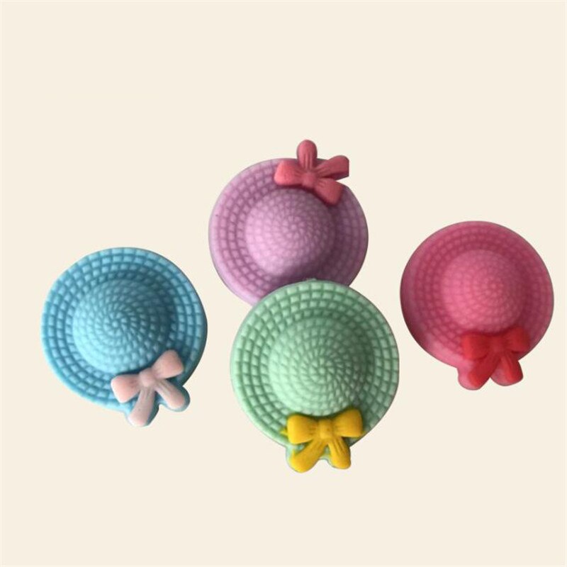 5Pc Baby Ketting Tanden Gel Leuke Boog Cap Baby Siliconen Slijpen Kralen Diy Sieraden Accessoires Baby Kauwen Speelgoed bijtring