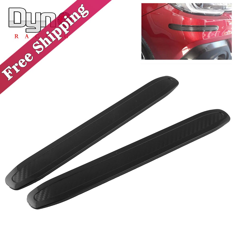 Car Bumper Patch Bumper Prevents Scratches Anti-collision Protector Strips Decoration 2pcs for Universal Car