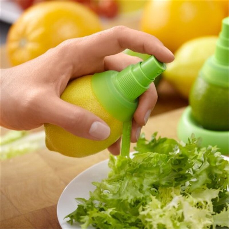 Pulvérisateur de jus de citron pour saveur fraîche, 2 pièces, presse-agrumes (pour salade), gadgets de cuisine, buse de pulvérisation de jus